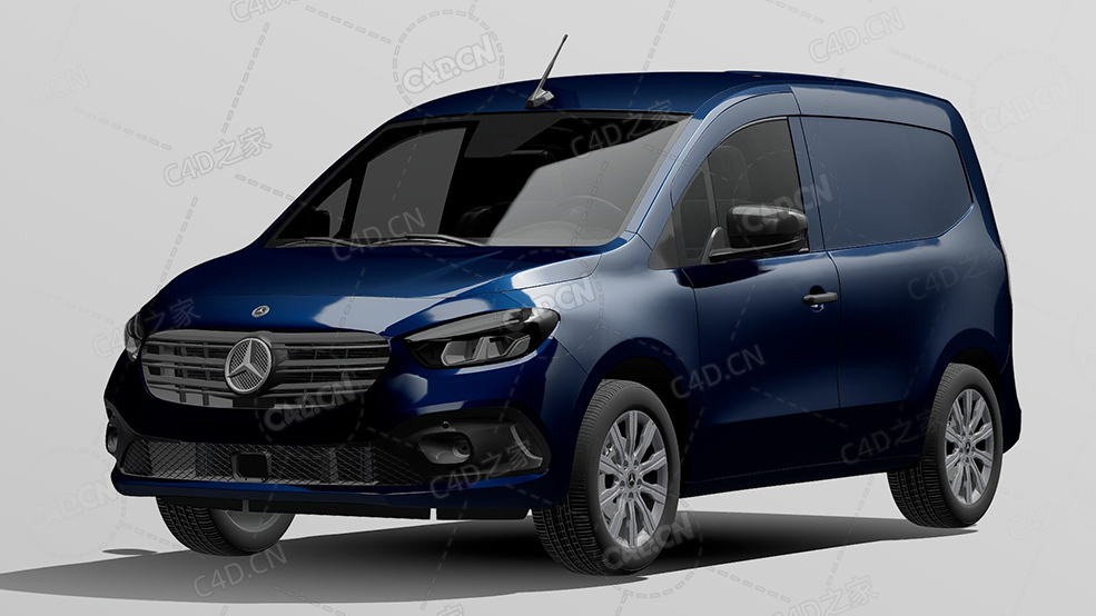 梅赛德斯奔驰citan紧凑型MPV2022款C4D汽车模型下载 - C4D之家 - 452.jpg