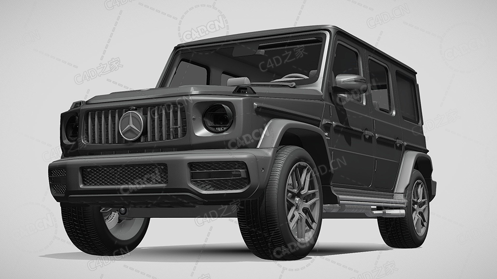 梅赛德斯amg-g65豪华汽车硬派越野车2019款C4D汽车模型下载 - C4D之家 - 448.jpg