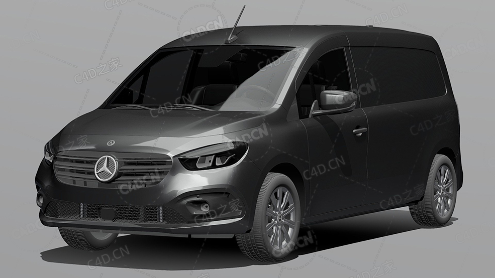梅赛德斯奔驰citan紧凑型MPV2022款C4D汽车模型下载 - C4D之家 - 453.jpg