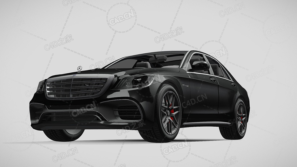 梅赛德斯amg-s63豪华汽车轿车2018款C4D汽车模型下载 - C4D之家 - 449.jpg