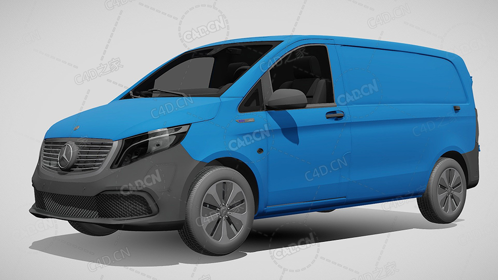 梅赛德斯奔驰货车2021款C4D汽车模型下载 - C4D之家 - 460.jpg