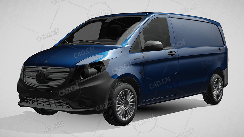 梅赛德斯奔驰威霆MPV2021款C4D汽车模型下载 - C4D之家 - 457.jpg