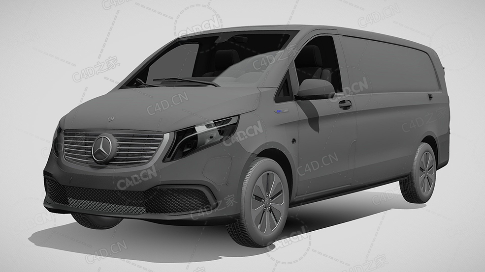 梅赛德斯奔驰货车2021款C4D汽车模型下载 - C4D之家 - 462.jpg