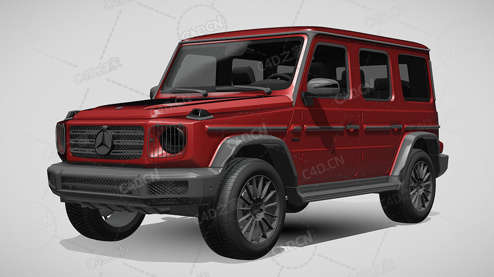 梅赛德斯奔驰g400d-amg硬派越野车C4D汽车模型下载 - C4D之家 - 464.jpg