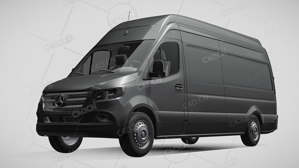 梅赛德斯奔驰大型MPV商务车2019款C4D汽车模型下载 - C4D之家 - 491.jpg