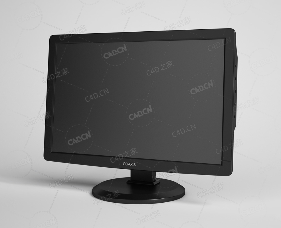 家用显示屏商用办公显示器 monitor C4D模型下载 - C4D之家 - 19.jpg