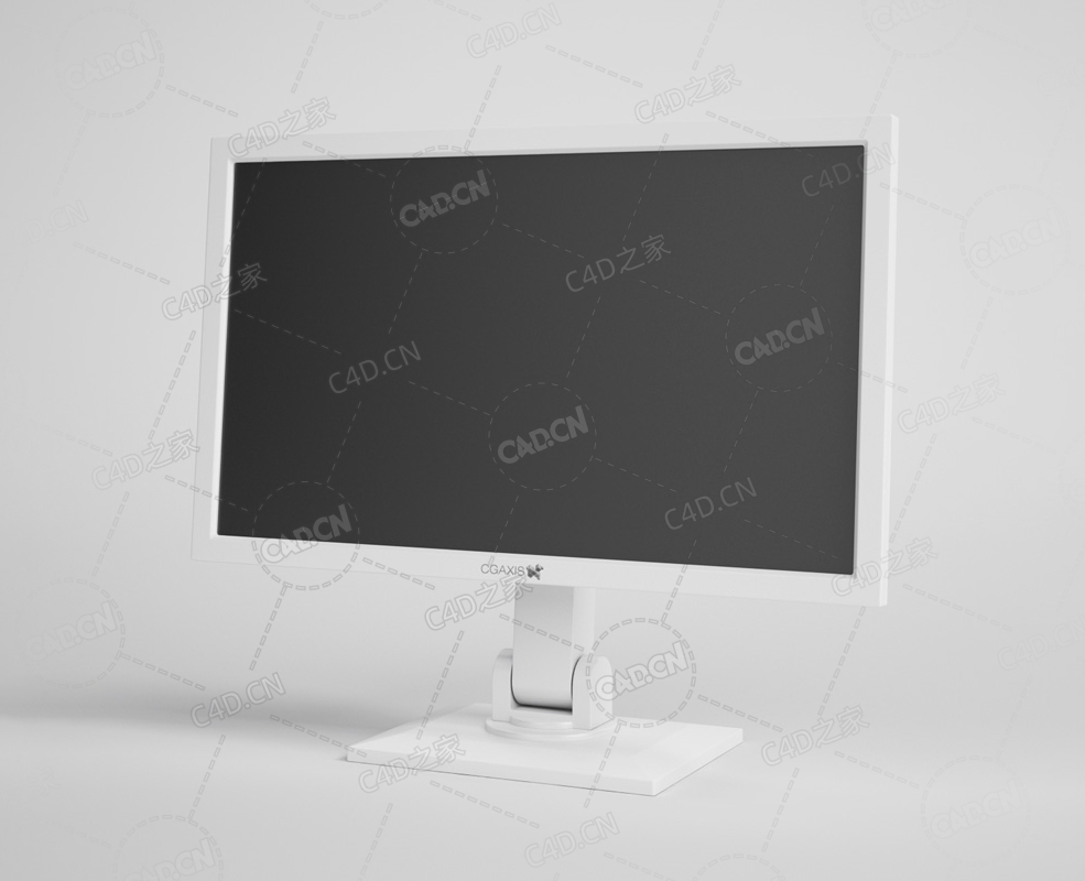 可旋转式电脑显示屏 display C4D模型下载 - C4D之家 - 24.jpg