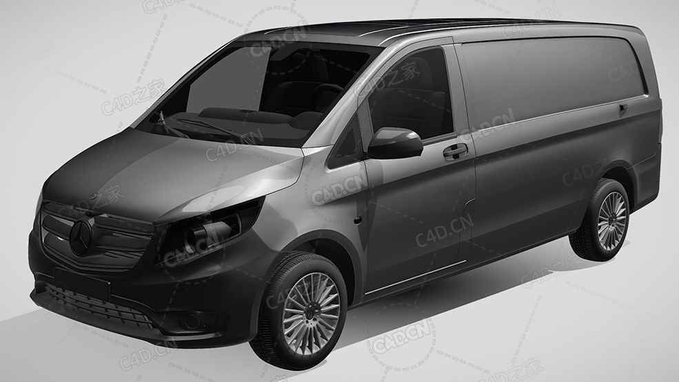 梅赛德斯奔驰旅行车2021款C4D汽车模型下载