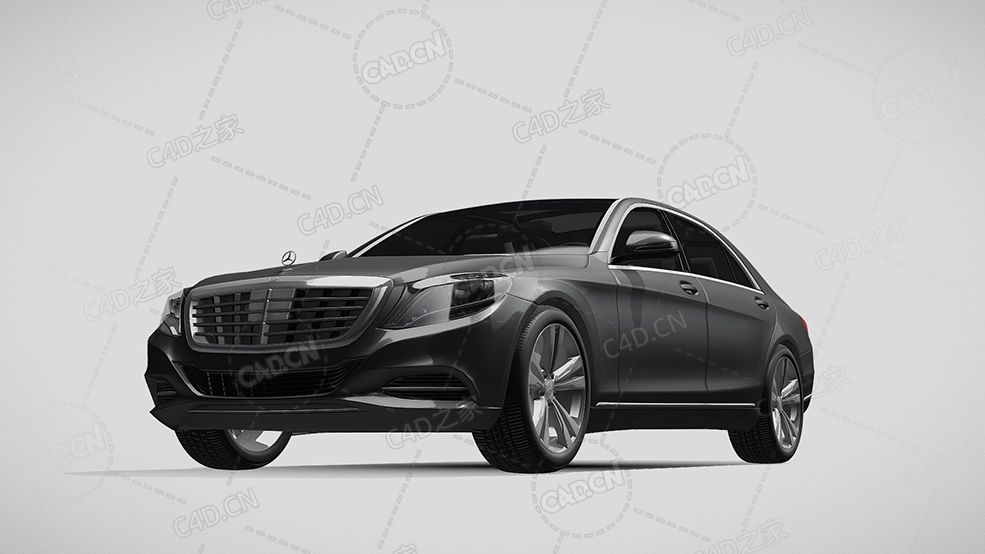 梅赛德斯s500汽车豪华轿车2013款C4D汽车模型下载 - C4D之家 - 515.jpg