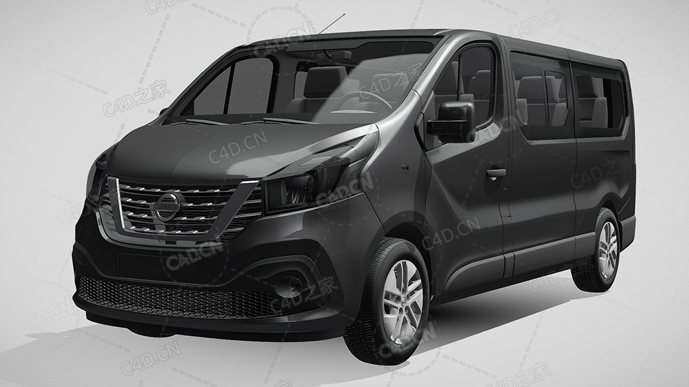 日产nv300大型MPV商务车2016款C4D汽车模型下载 - C4D之家 - 550.jpg