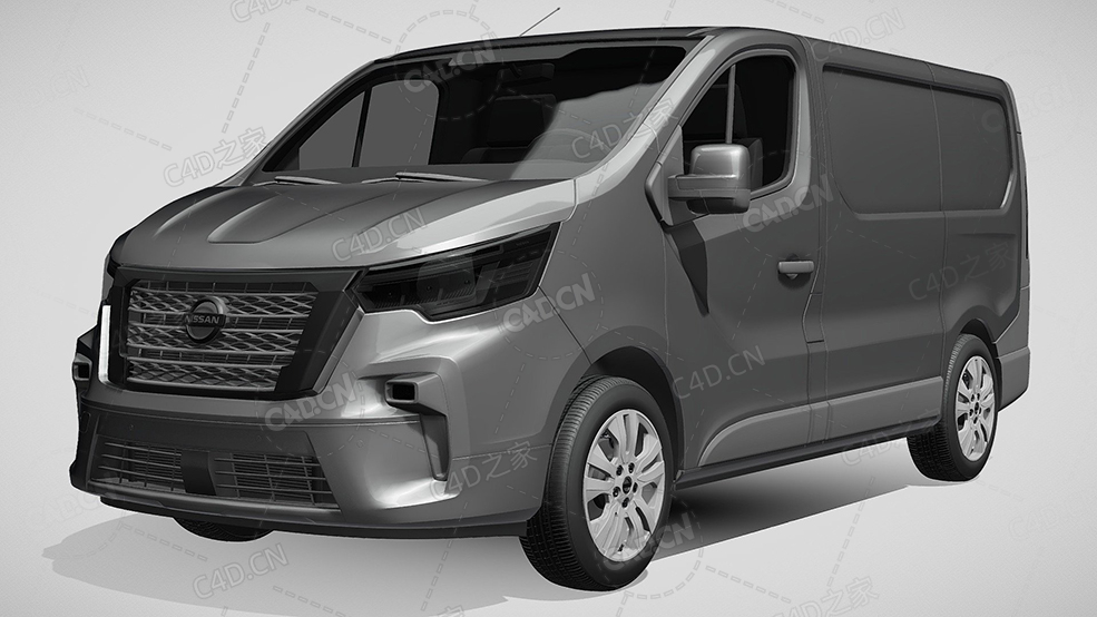 日产nv300面包车2021款C4D汽车模型下载 - C4D之家 - 556.jpg