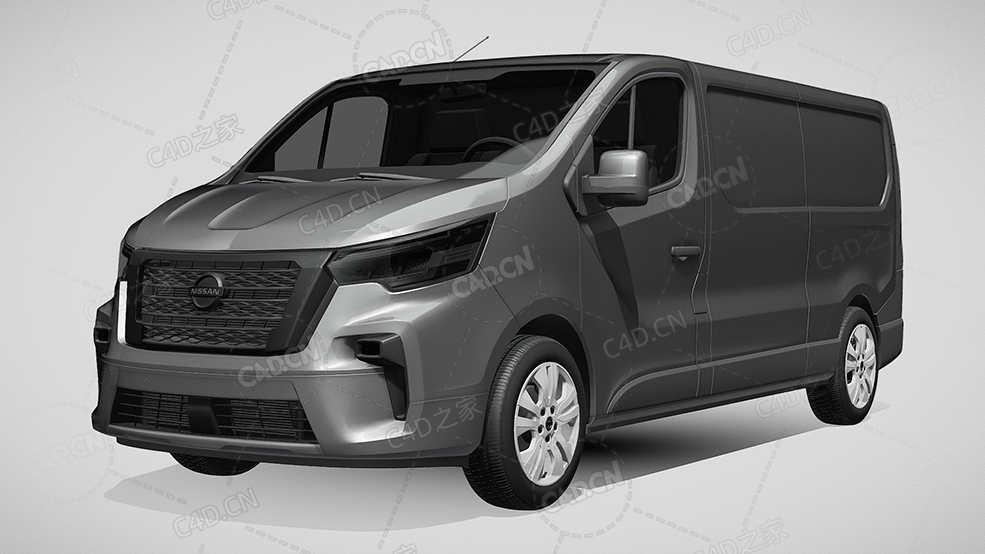 日产nv300面包车2021款C4D汽车模型下载 - C4D之家 - 558.jpg