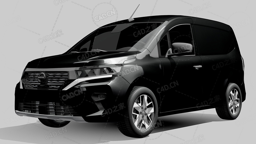 日产townstar封闭车厢面包车2022款C4D汽车模型下载 - C4D之家 - 577.jpg