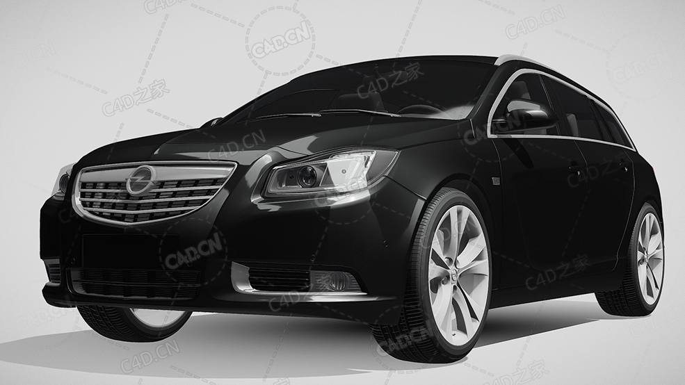 欧宝徽章运动旅行车家用汽车轿车2014款C4D汽车模型下载 - C4D之家 - 607.jpg