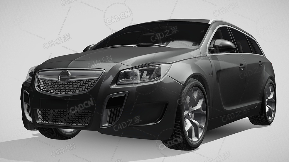 欧宝徽章运动家用汽车轿车2013款C4D汽车模型下载 - C4D之家 - 606.jpg