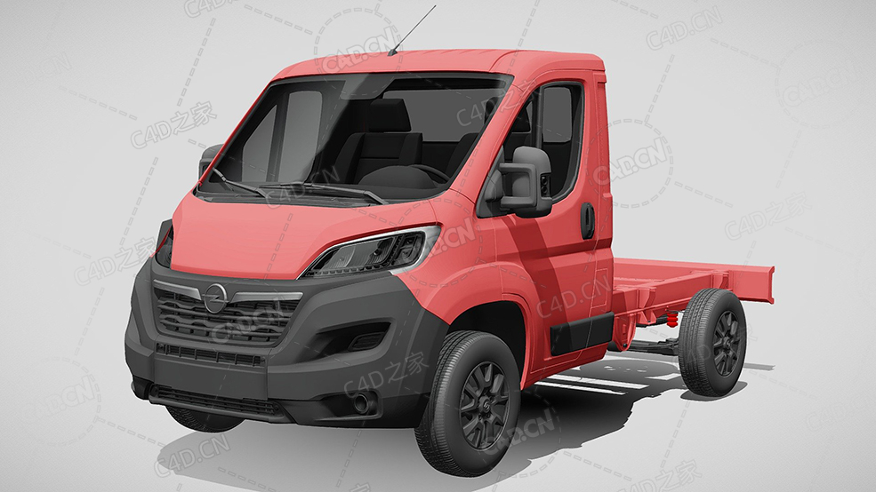 欧宝movano板车卡车货车运输车辆汽车3000-2022款C4D汽车模型下载 - C4D之家 - 613.jpg
