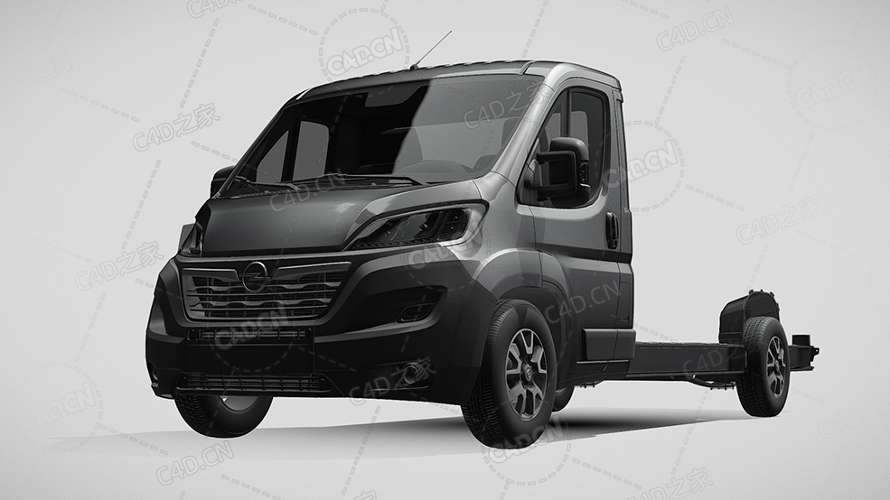 欧宝movano板车卡车货车运输车辆汽车2022款C4D汽车模型下载 - C4D之家 - 609.jpg