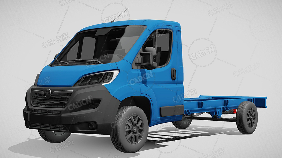 欧宝movano板车卡车货车运输车辆汽车4035-2022款C4D汽车模型下载 - C4D之家 - 616.jpg