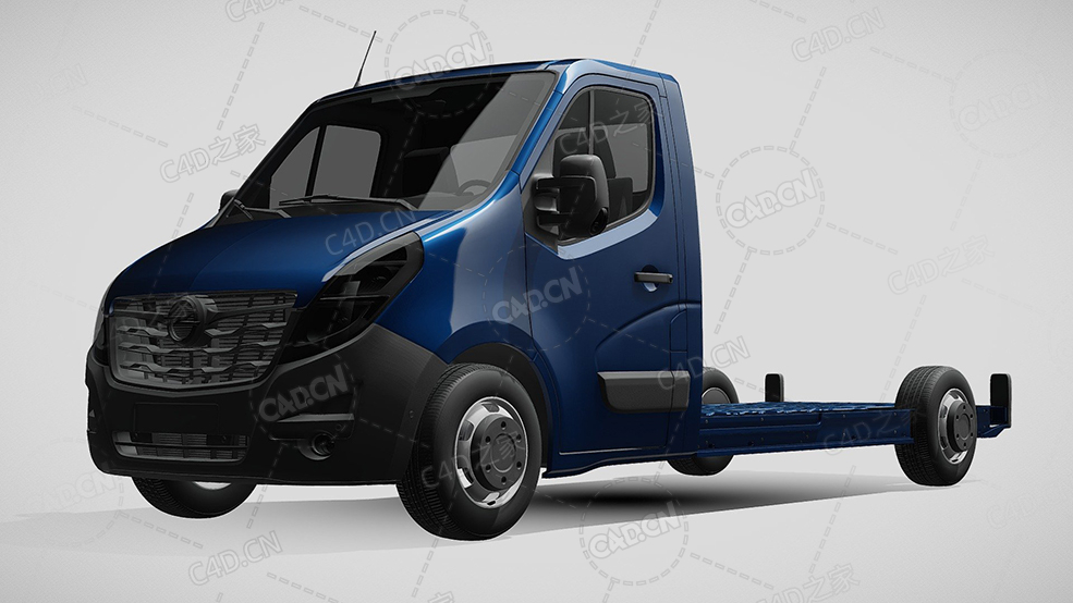 欧宝movano板车卡车货车运输车辆汽车2021款C4D汽车模型下载 - C4D之家 - 620.jpg