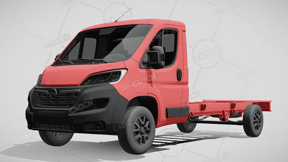 欧宝movano板车卡车货车运输车辆汽车4300-2022款C4D汽车模型下载 - C4D之家 - 618.jpg