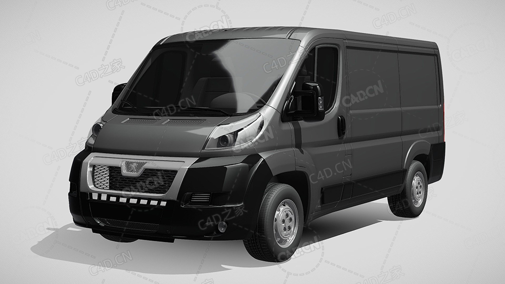 标致拳击手封闭车厢面包车货车2006-2014款C4D汽车模型下载 - C4D之家 - 649.jpg