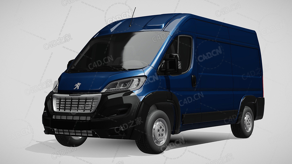 标致经理furgon封闭车厢面包车货车2014款C4D汽车模型下载 - C4D之家 - 662.jpg