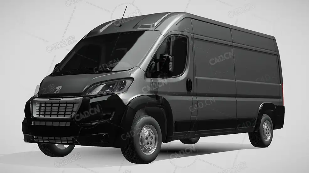 标致经理furgon封闭车厢面包车货车2014款C4D汽车模型下载 - C4D之家 - 663.jpg