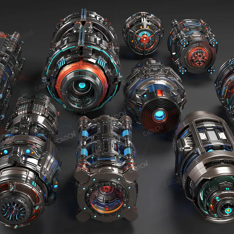 9个科幻机械发动机能量装置元素模型SCI-FI ELEMENTS - C4D之家 - 5.jpg8868A8D4-B679-46A0-A8E6-32A6898FB975Default.jpg