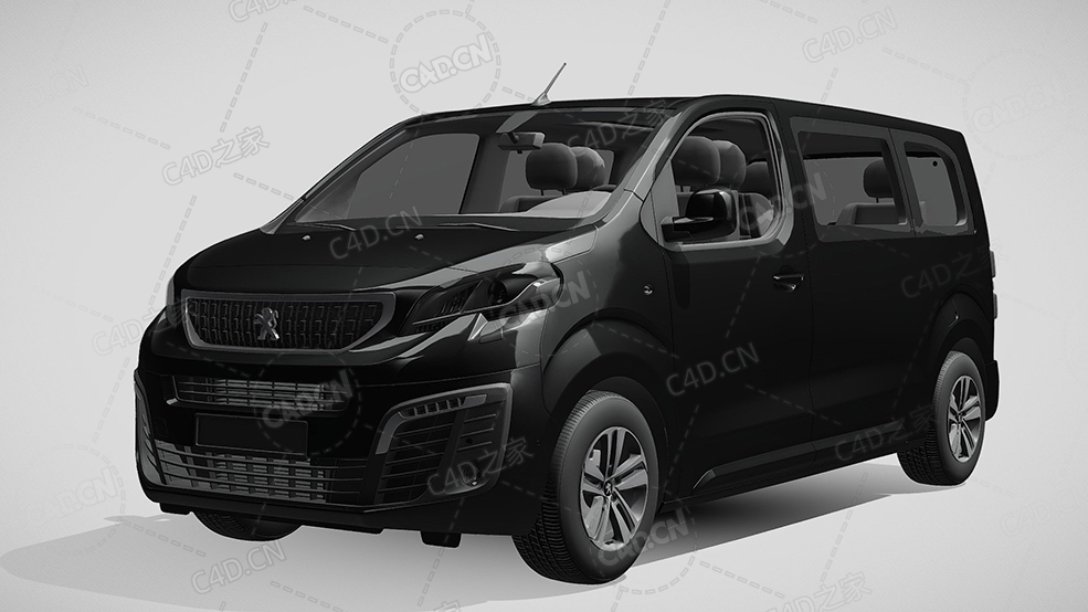 标致旅行者旅行车越野车面包车MPV商务车2017款C4D汽车模型下载 - C4D之家 - 675.jpg