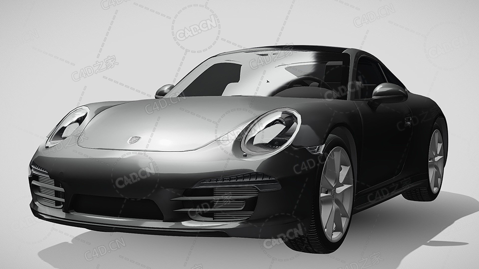 保时捷911-carerra豪华汽车跑车超跑C4D汽车模型下载 - C4D之家 - 681.jpg