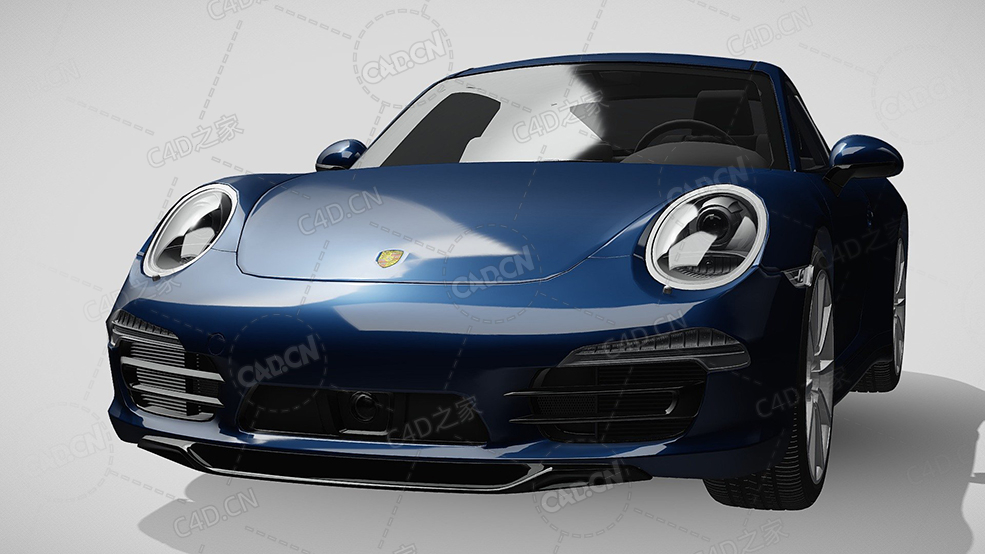 保时捷911-carerra-4s豪华汽车跑车超跑C4D汽车模型下载 - C4D之家 - 685.jpg