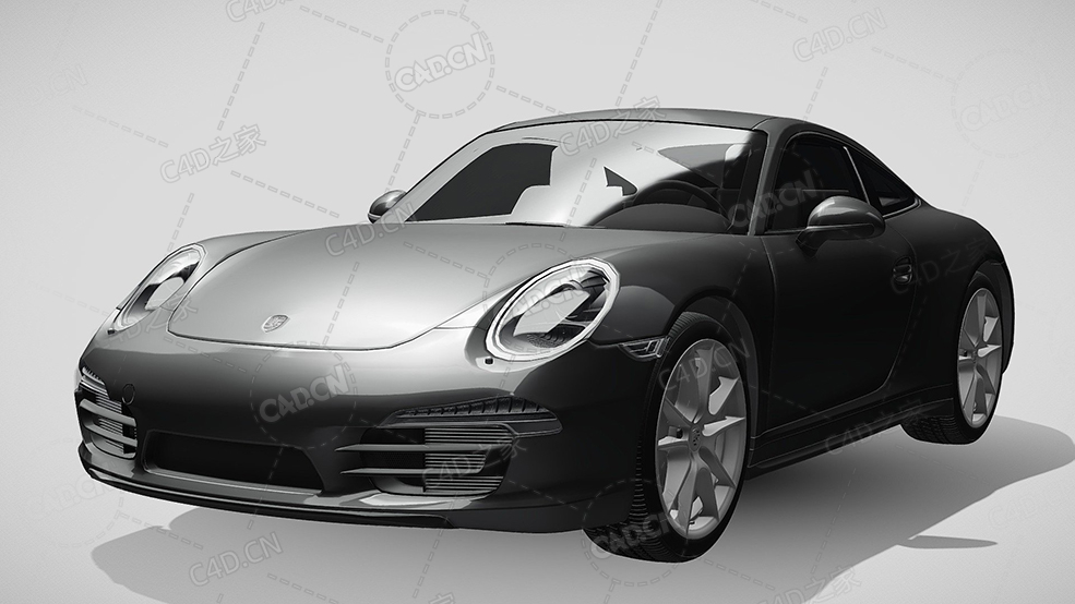 保时捷911-carerra-s-cabrio豪华汽车跑车超跑C4D汽车模型下载 - C4D之家 - 689.jpg