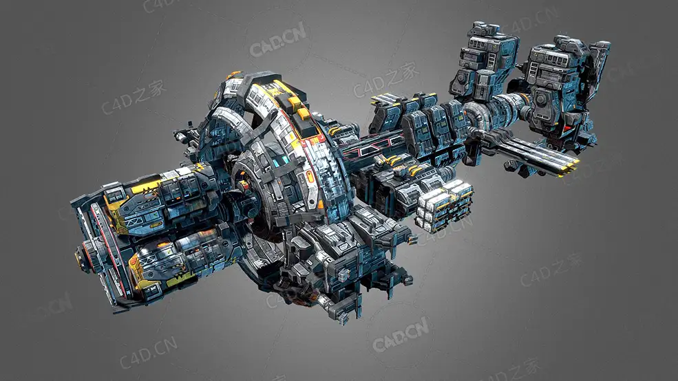 C4D太空空间站模型HSS Human Space Station G8 - C4D之家 - 33.jpg