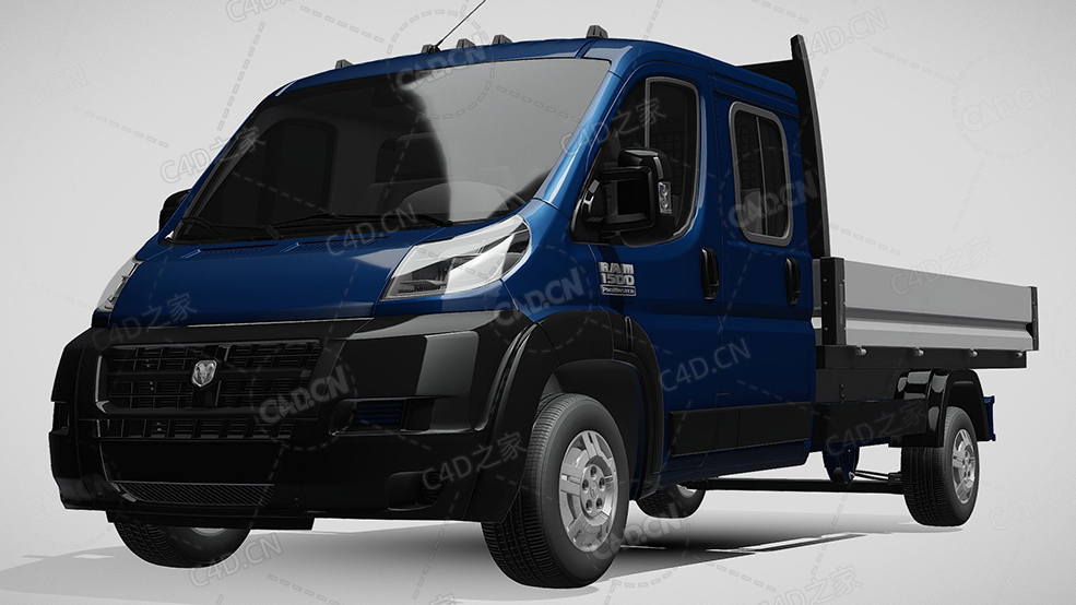 道奇RAM卡车货车运输车辆汽车promaster2015款C4D汽车模型下载 - C4D之家 - 716.jpg