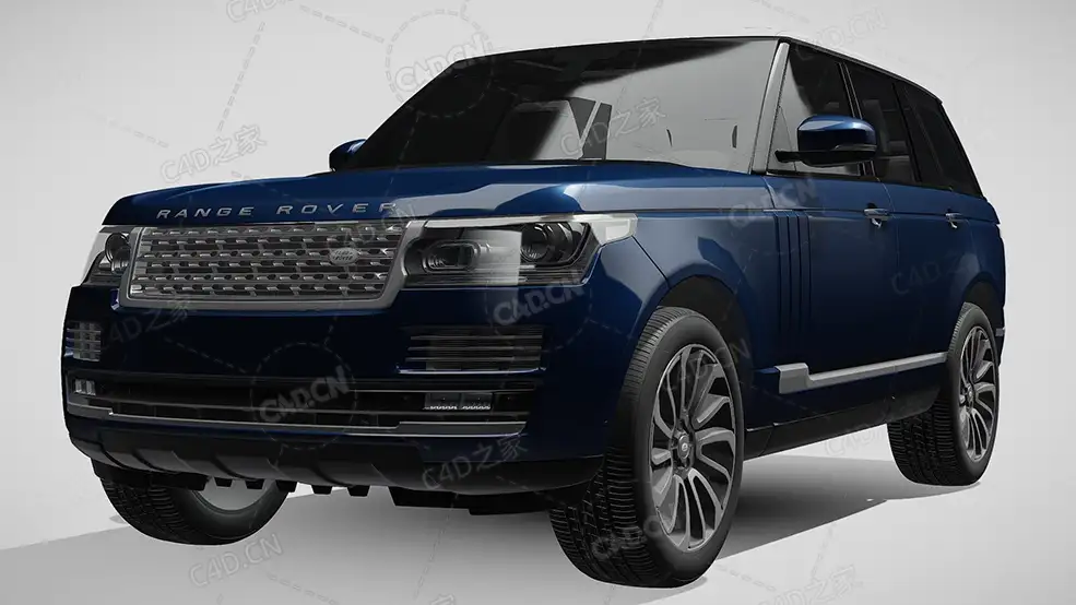 路虎揽胜揽胜巅峰创世典藏版v8汽车C4D汽车模型下载