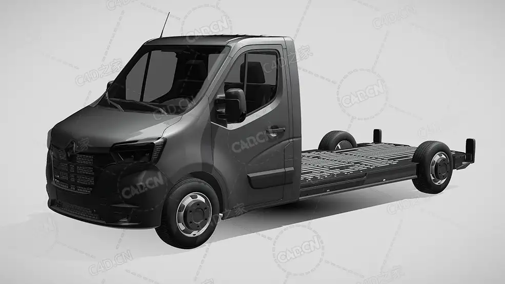 雷诺Master板车卡车货车运输车辆汽车2021款C4D汽车模型下载 - C4D之家 - 776.jpg