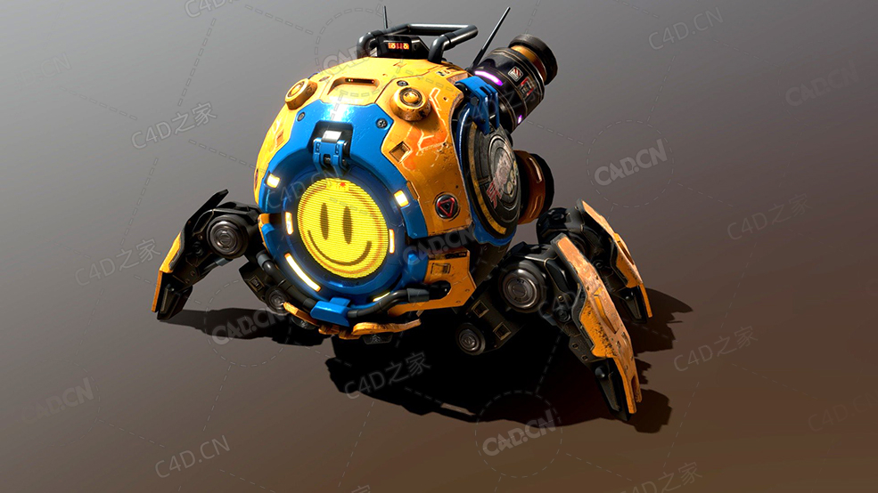 C4D智能无人机球型机器人模型Smart Drone - C4D之家 - 87.jpg