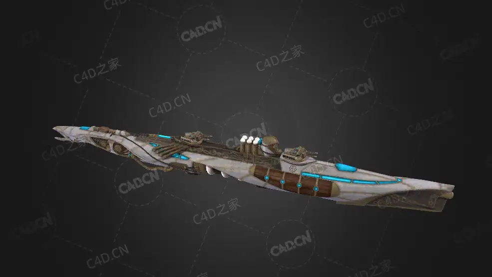 毛里求斯海岸警卫队梭鱼级巡逻舰C4D模型下载Barracuda 3d model - C4D之家 - 42.jpg