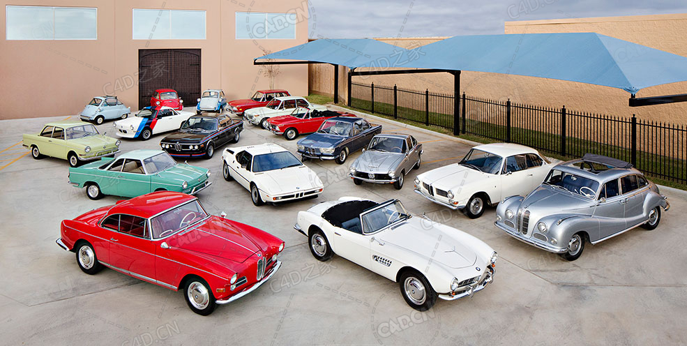 30辆宝马高精汽车3D模型合集 BMW Cars Collection