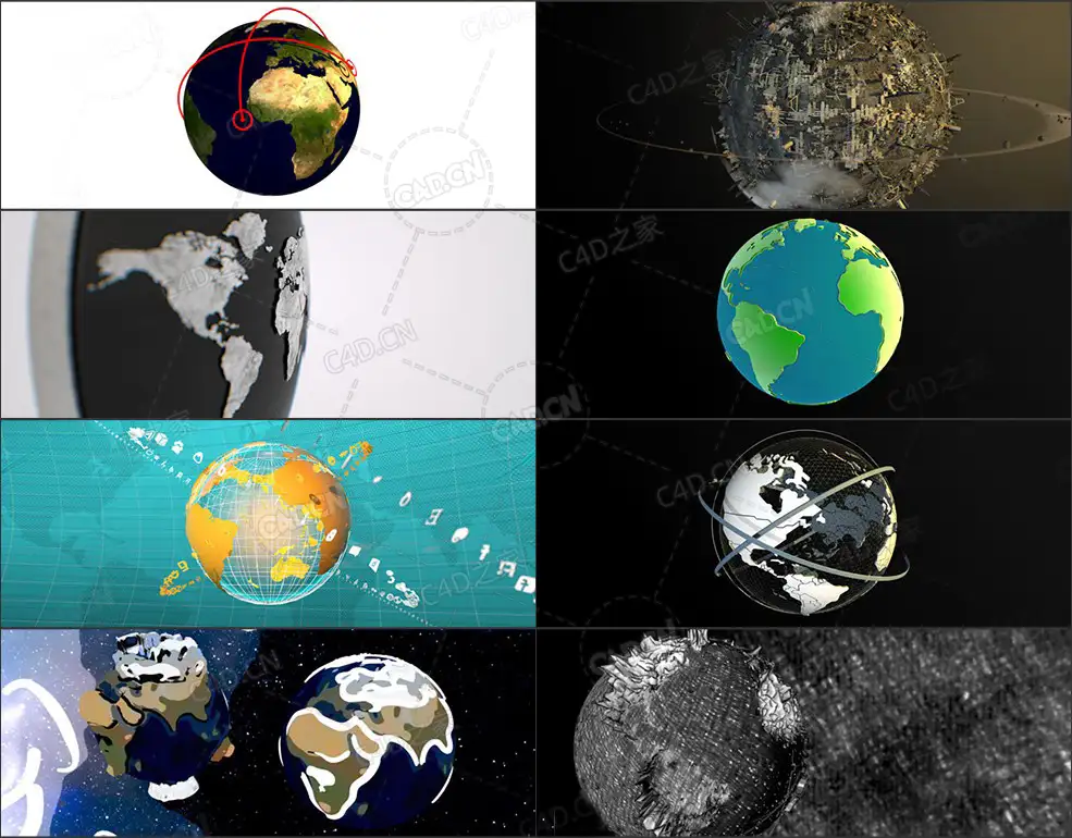 50个C4D地球预设模型包 The Pixel Lab – Earth and Globe Pack - C4D之家 - 6791753db0c6dfcb.jpg