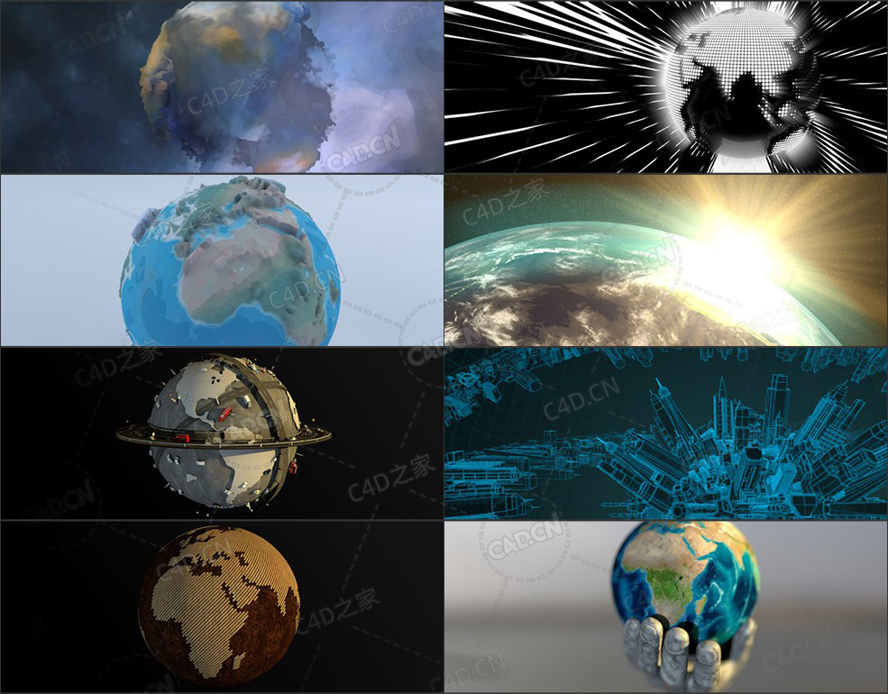 50个C4D地球预设模型包 The Pixel Lab – Earth and Globe Pack - C4D之家 - 052f2ed5d1160a18.jpg