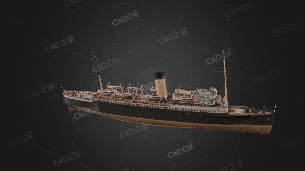 新西兰海军坎特伯雷两栖多任务舰C4D模型下载Canterbury 3d model - C4D之家 - 65.jpg