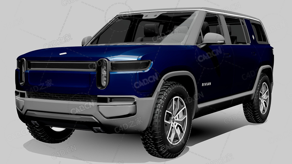 美国Rivian-R1S电动探险车2018款C4D汽车模型下载 - C4D之家 - 811.jpg