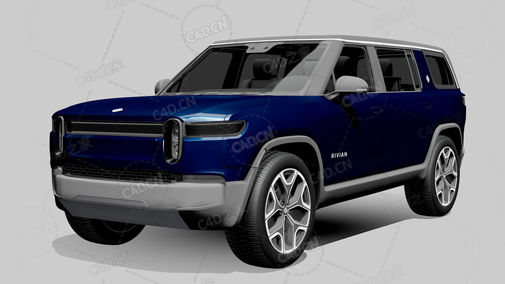美国Rivian-R1S电动探险车探索2022款C4D汽车模型下载 - C4D之家 - 813.jpg