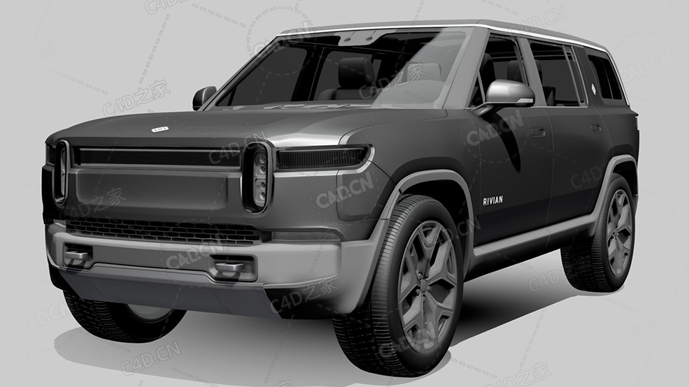 美国Rivian-R1S电动探险车冒险2022款C4D汽车模型下载 - C4D之家 - 812.jpg