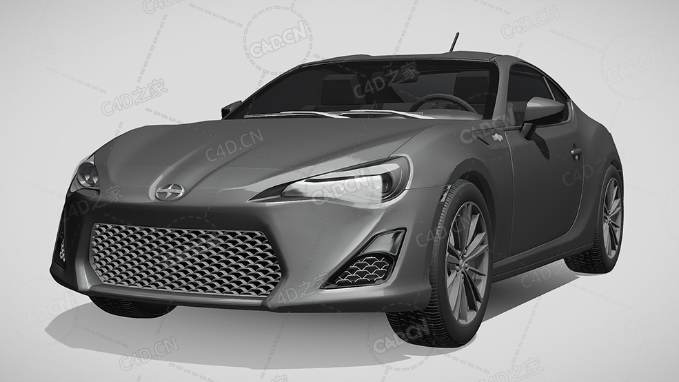 丰田旗下汽车scion-fr-s-2012款C4D汽车模型下载 - C4D之家 - 817.jpg