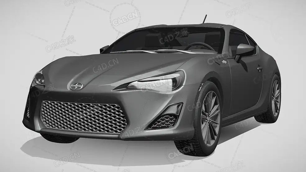 丰田旗下汽车scion-fr-s-2012款C4D汽车模型下载 - C4D之家 - 817.jpg