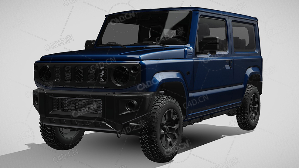 铃木吉姆尼长轴距越野车2022款C4D汽车模型下载 - C4D之家 - 831.jpg
