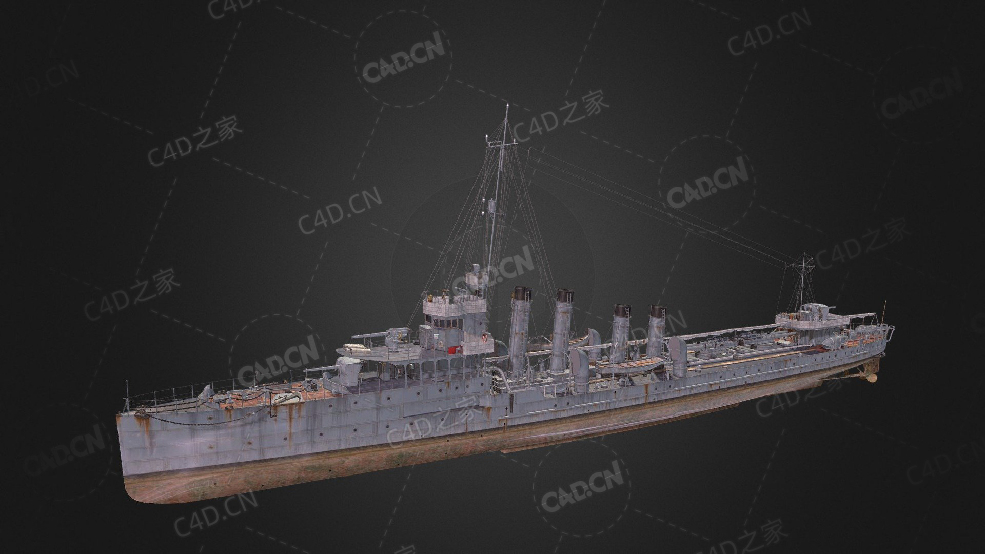 美国海军博尔德号新港级坦克登陆舰C4D模型下载En Gabolde 3d model - C4D之家 - 100.jpg