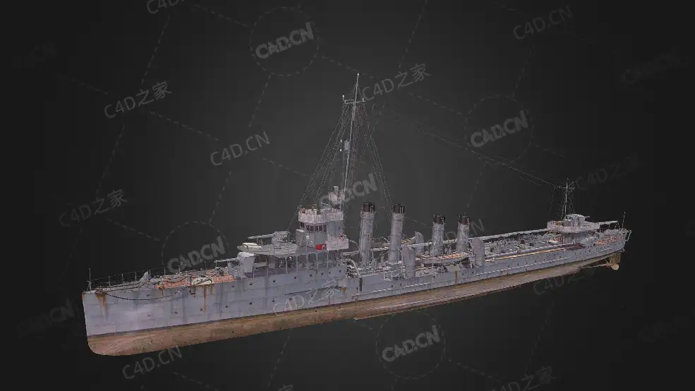 美国海军博尔德号新港级坦克登陆舰C4D模型下载En Gabolde 3d model - C4D之家 - 100.jpg